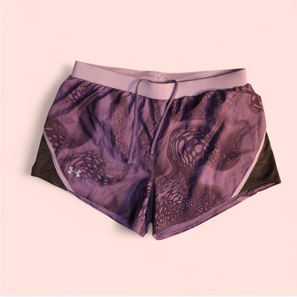 Under Armour Purple Patterned Athletic Shorts